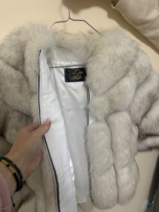 Blana naturala white fox