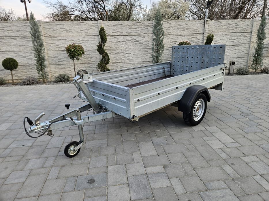 Remorca rabatabila 750 kg pentru transport atv,tractoras de tuns iarba