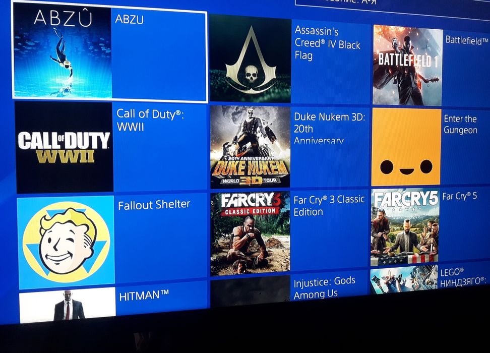 PS4 25 игр в отличном состоянии!
