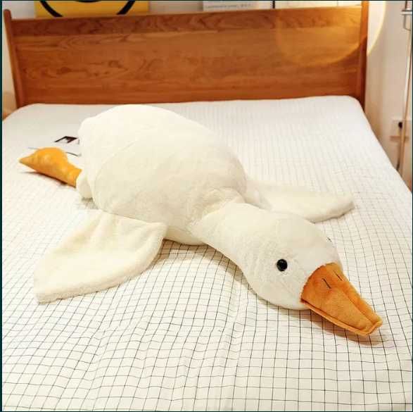 Голяма Плюшена възглавница Гъска, 50см