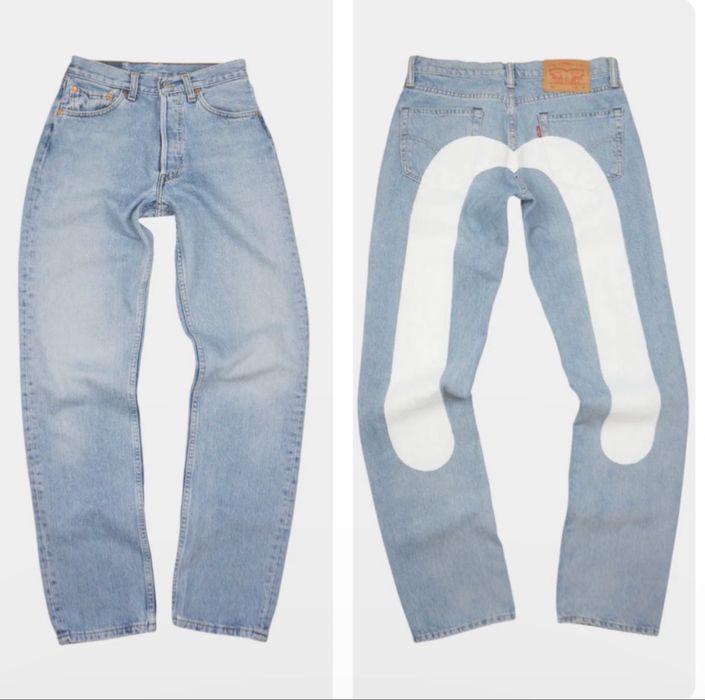 Levi’s 511 custom painted