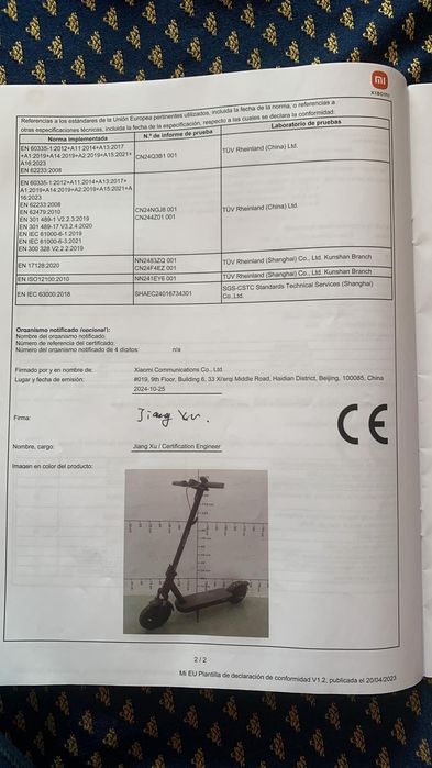 Vind trotineta electrica Xaomi
