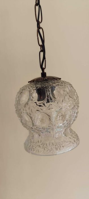 Ретро метална лампа за таван