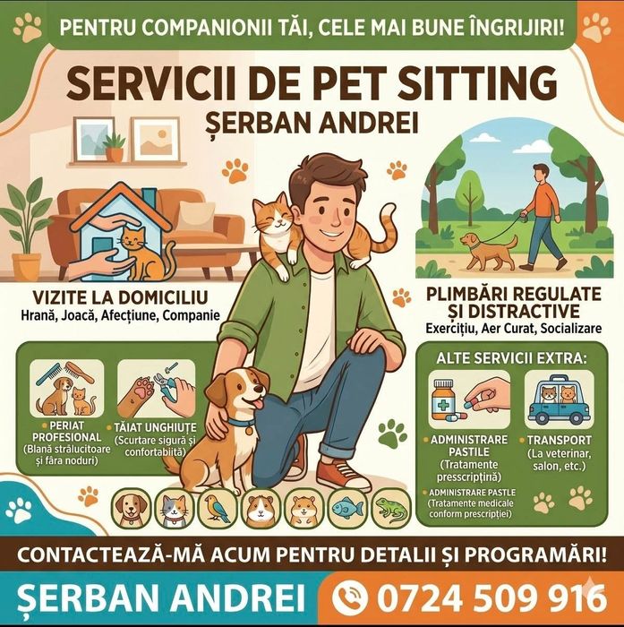 Servicii Petsitting