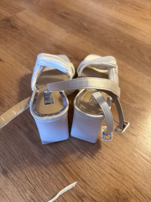 Sandale de mireasa albe 39