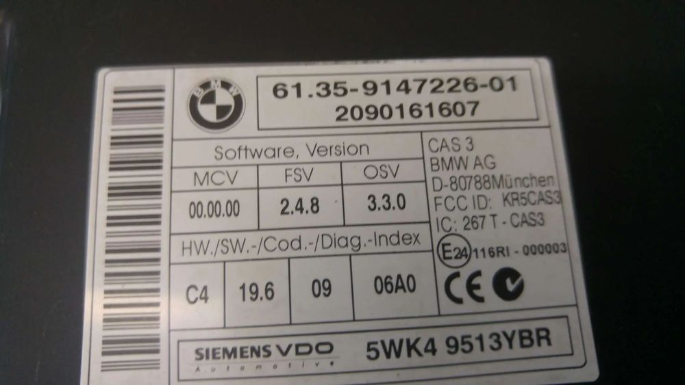 Modul calculator confort bmw seria 3 e90 e91 6135914722601 5wk49513ybr