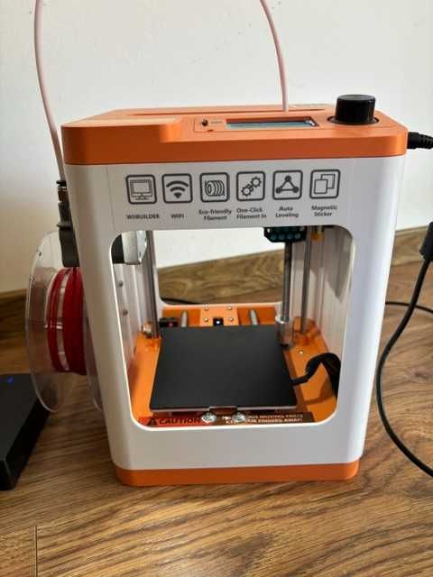 Imprimanta 3D TINA2 S perfect functionala, ideala pentru copii si incepatori
