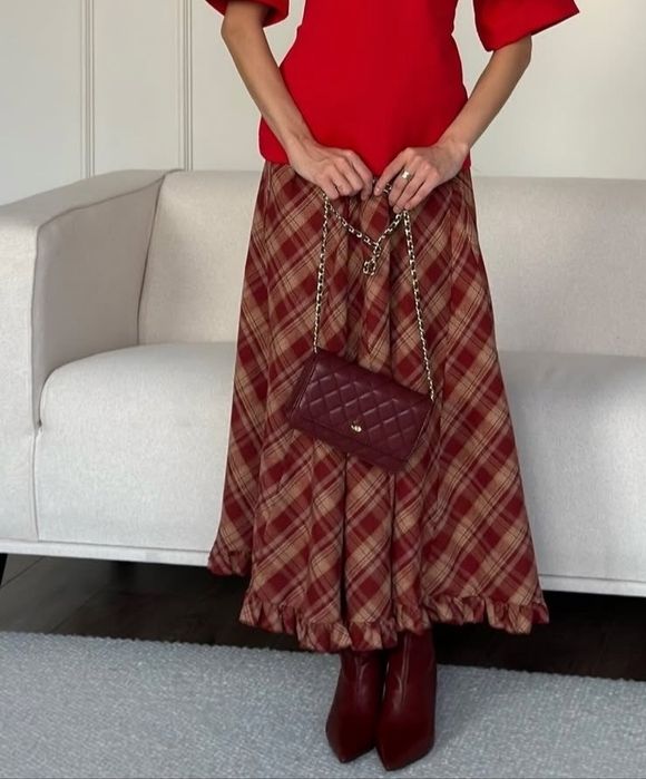 Трендовые юбки в клетку