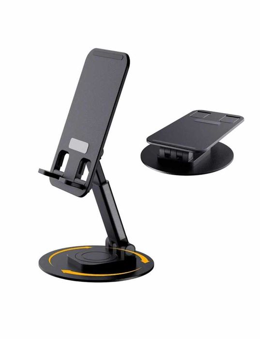 Алуминиева Стойка за телефон или таблет, за маса или бюро, Въртене 360