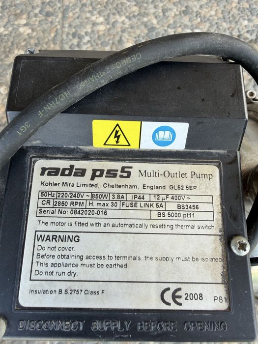 Rada PS5 pompa de circuit