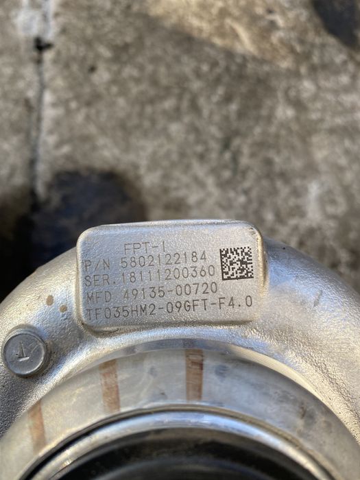 Turbina fiat ducato / motor : 2.3 jtd / an : 2018 euro 6 / cod : 58021