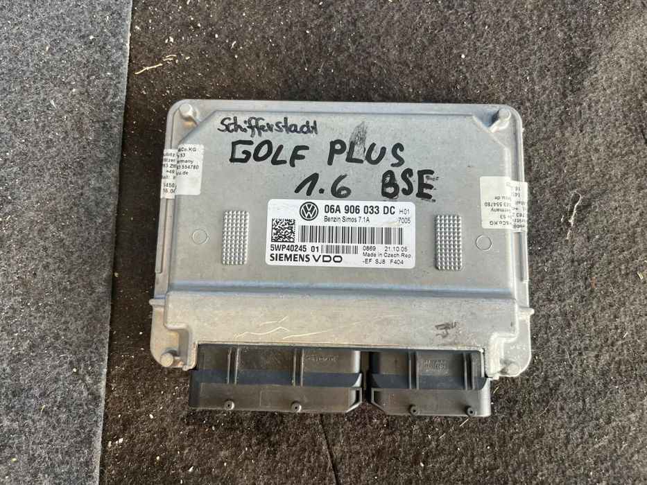 Компютър мотор двигател ECU 06a906033 dc Vw golf plus Leon passat