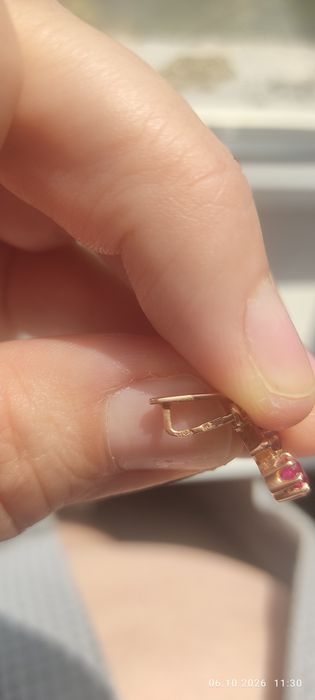Золотая подвеска 583 проба