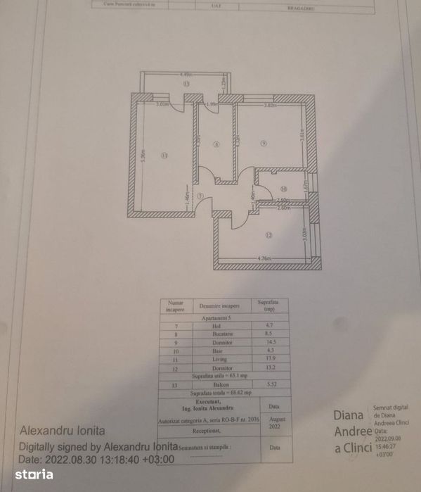 Apartament 3 Camere Mobilat Bragadiru Ilfov Strada Diamantului
