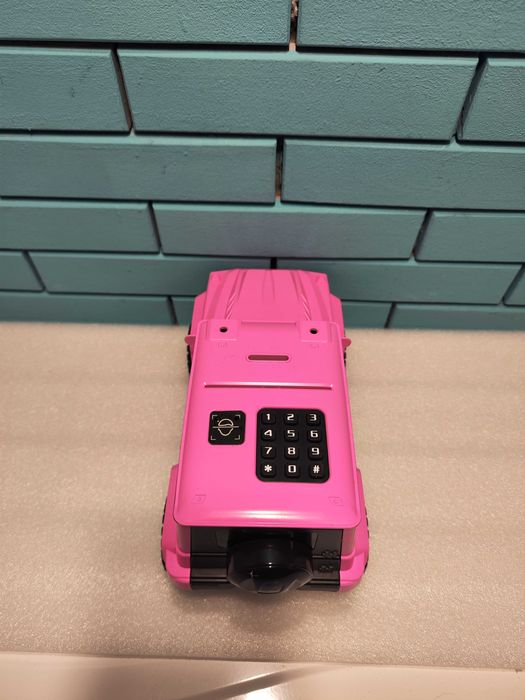 Детска касичка полицейска кола с парола и автоматично прибиране