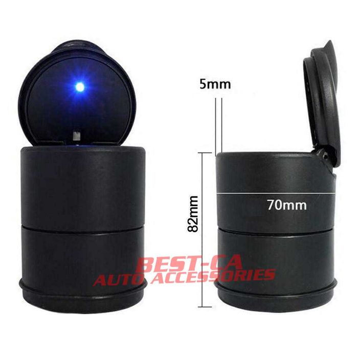 Пепелник със син лед диод за Сеат Леон 2 (1P) Ибиза 6L, 6J