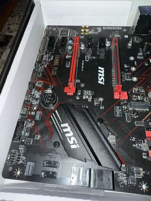 MSI B450 Gaming Plus + Ryzen 5 5500 6 Cores + Охладител