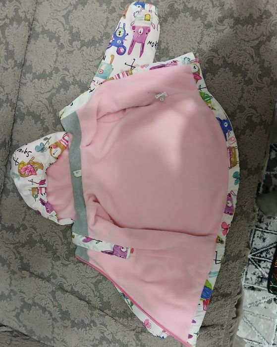 Осенняя флисовая ветровка