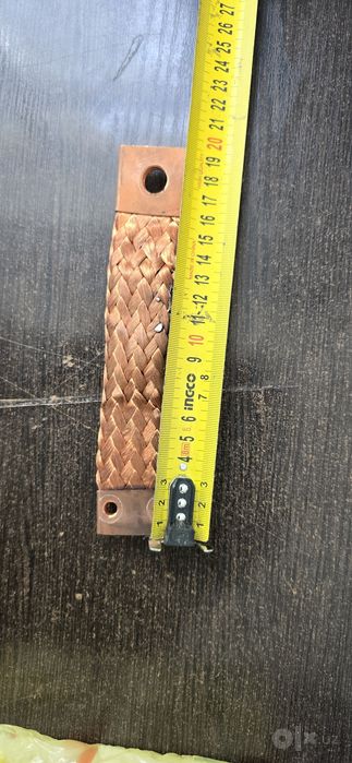 Шина Мисдан тўқилган эгилувчан шина (Grounding Strap)