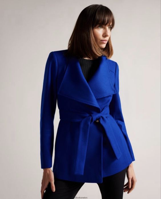 Кралско синьо палто на Ted Baker, L