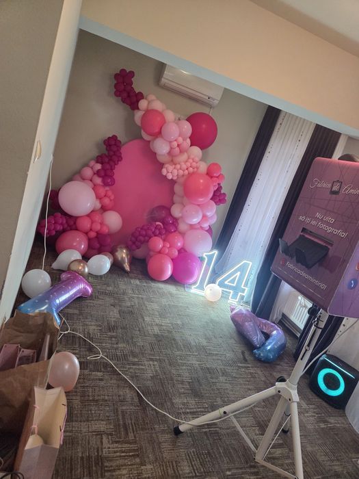 Cabină Foto + Platformă 360 + Pistoale CO2 Evenimente Nuntă Botez Majorat
