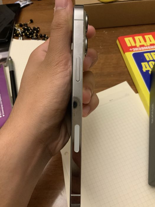 Iphone 13 pro max silver 128gb 91%