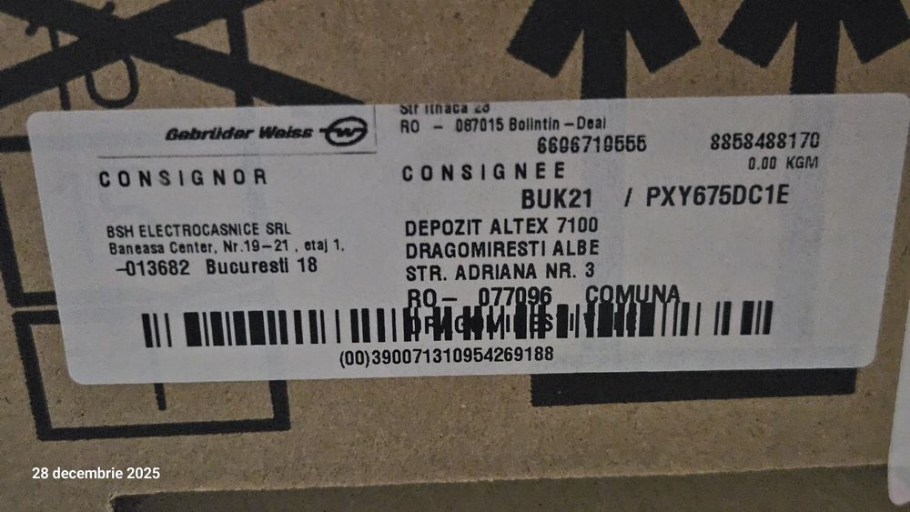 Plita cu inductie Bosch PXY675DC1E,