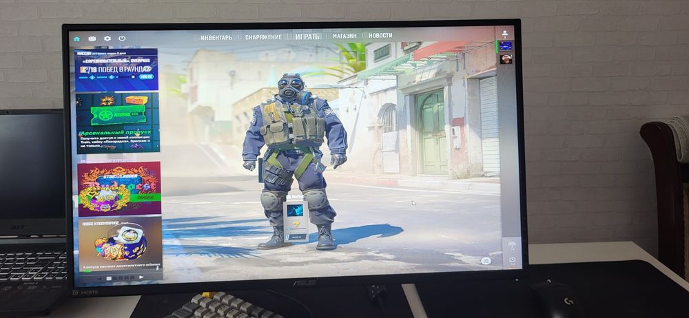 Монитор 27" ASUS TUF Gaming VG279QM 90LM05H0-B01370 черный