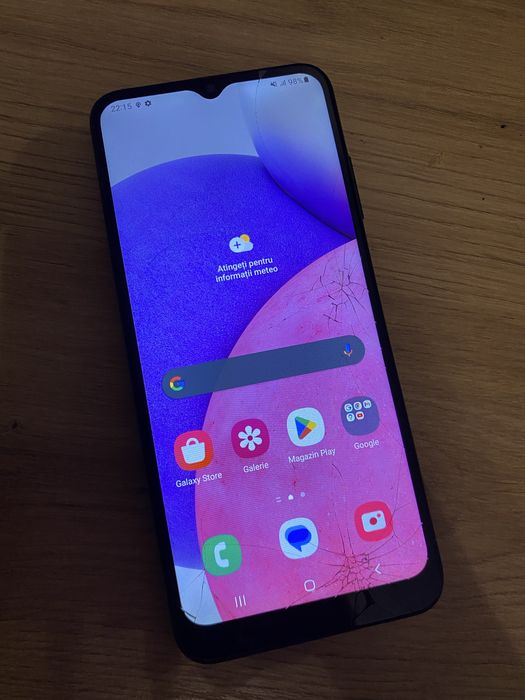 Samsung Galaxy A03s (Ecran spart, perfect funcțional)