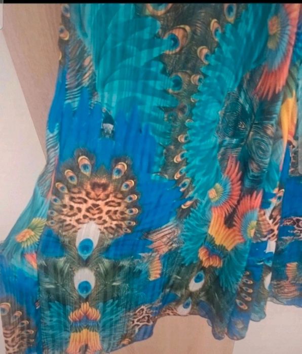 Pantaloni dama model palazzo din mătase