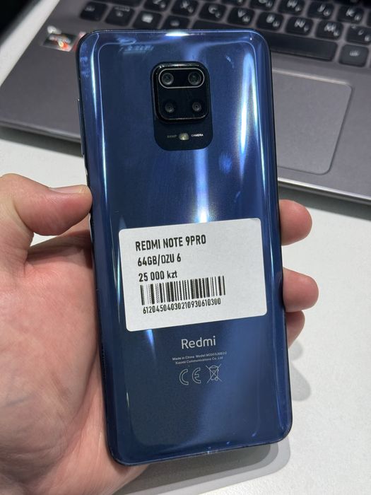Redmi Note 9pro 64gb ozu 6