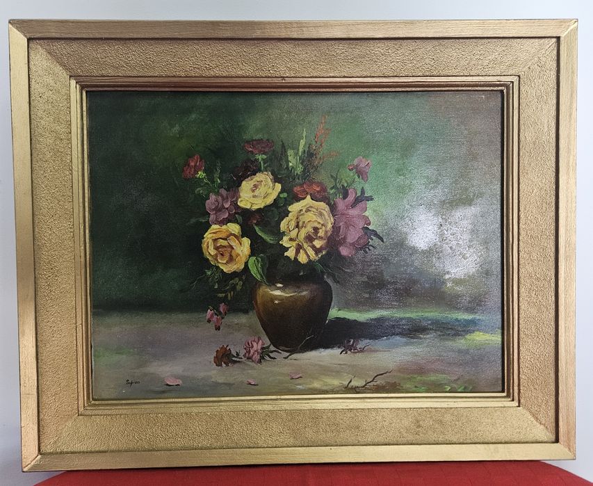 Tablouri inramate. Picturi cu flori.