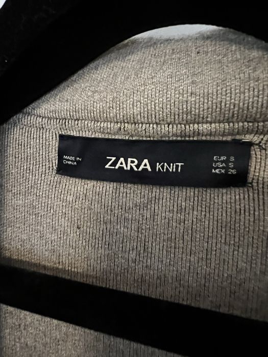 Cardigan negru de la Zara knit