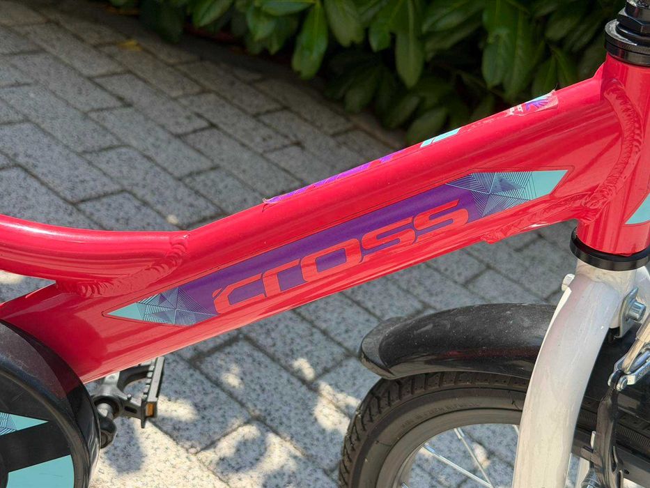 Детско колело Cross Daisy 16" (с помощни гуми) – Отлично състояние!