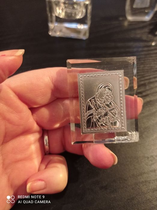 Lot 4 obiecte cristal și sticla