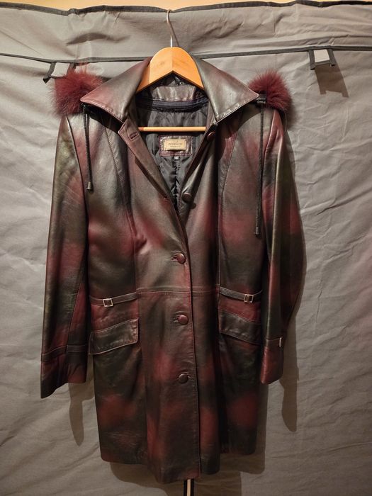 Haină din piele naturală Reveline