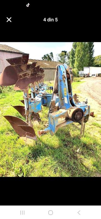 Plug Lemken Europal 9 N 100 cu 6 brazde 5 + 1 an 2017 Europal 5 Europal 7 Europal 8 Lemken Opal 90 Opal 110 Kuhn Multimaster 153 Kuhn 123 John Deere