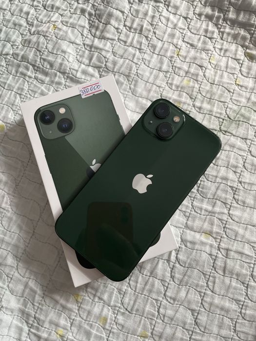 iPhone 13 зеленый айфон13