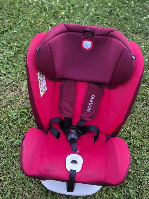Scaun Auto Rotativ 360° Lionelo Bastiaan, ISOFIX, 0-36 kg, Roșu