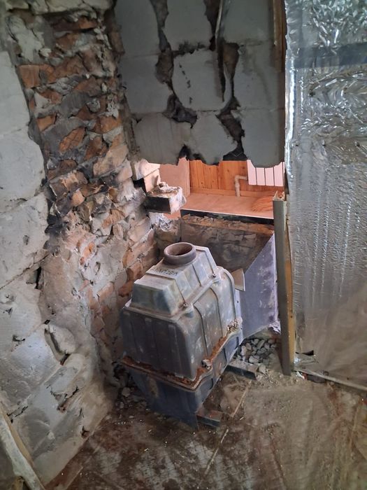 Чуггунная печь для бани
