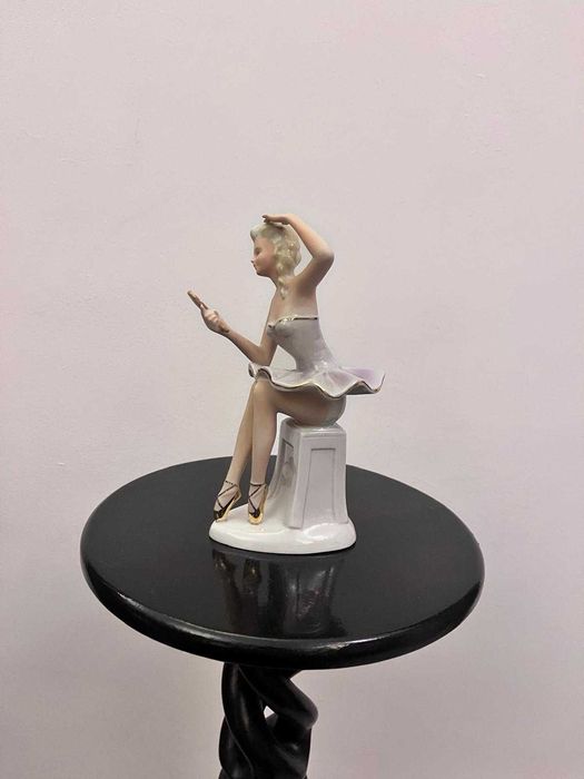 Balerina bibelou portelan Germania Fasold & Stauch bibelouri statueta