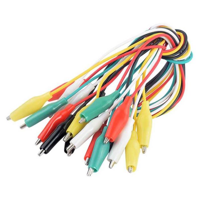 2setCablu Crocodili Cablu cu Clesti Crocodili Cablu cu Cleme Crocodili