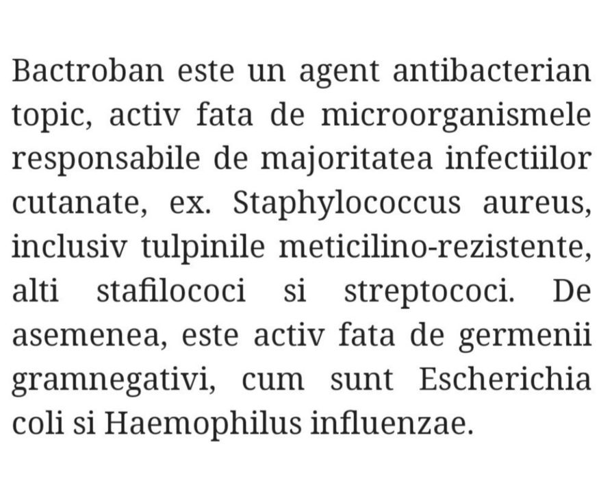 Vând 3 cutii Bactroban nazal