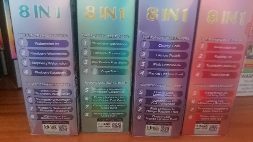 Vape 350k 8 arome Bang