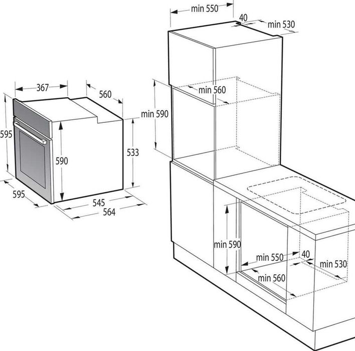 Фурна за вграждане GORENJE BPSA 6747 A08BG