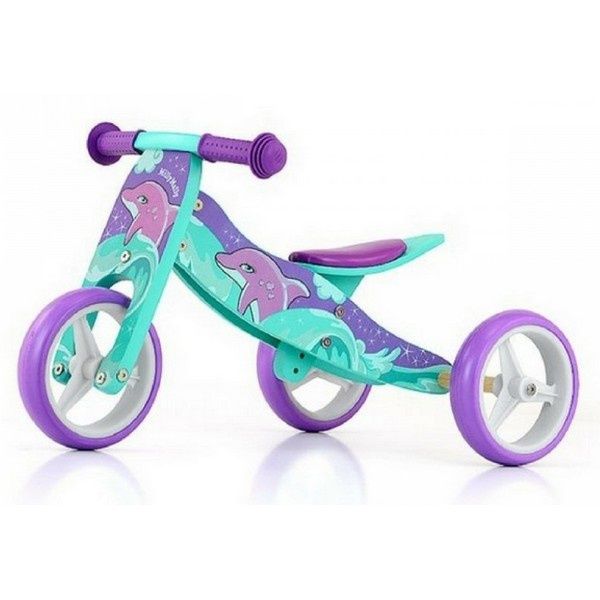 Колело за баланс Milly Mally Jake 2в1 – триколка/баланс, отлично състо