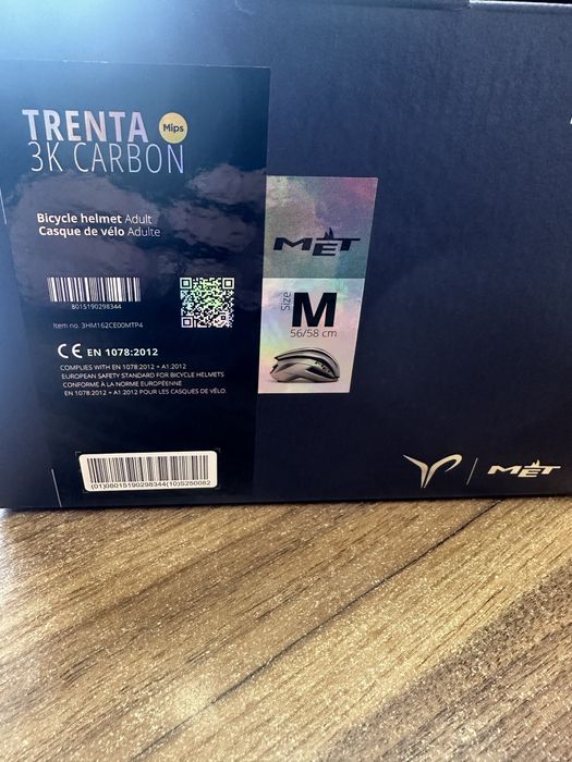 Каска MET Trenta 3K Carbon Mips,LTD.2026г.