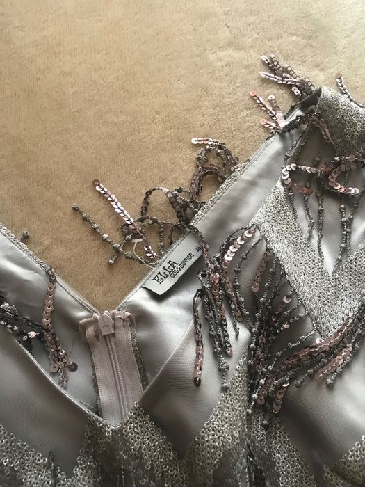 Vand rochie petrecere paiete argintii