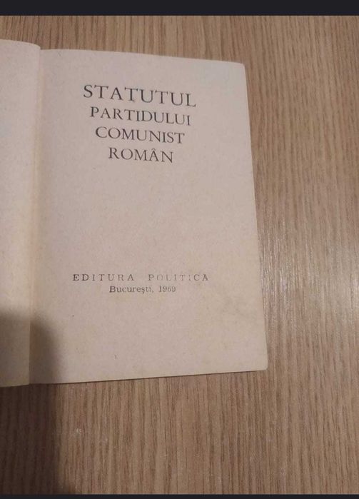 Statutul Partidului Comunist Român - 1969