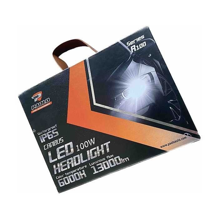 Диодни крушки R100 - H7 - 200W,12V/24V, Комплект